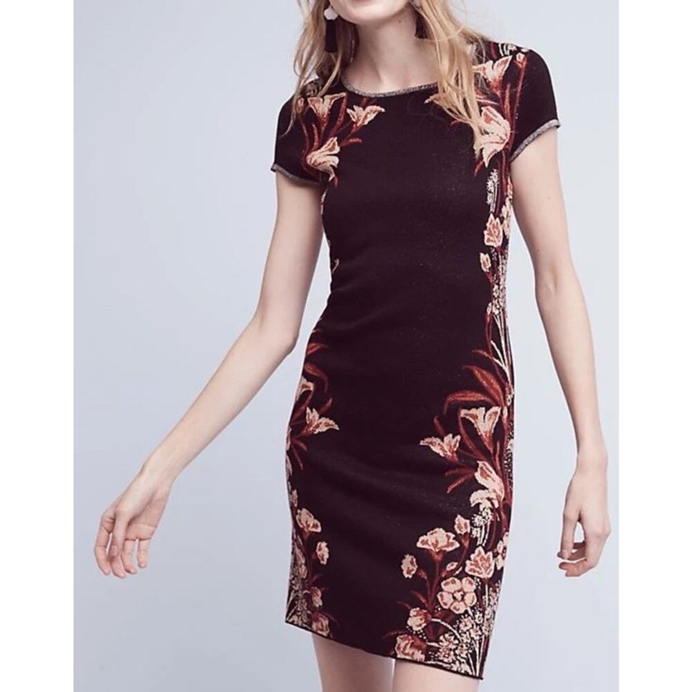 ANTHROPOLOGIE Moretta Sweater Dress by Knitted & Knotted Size L